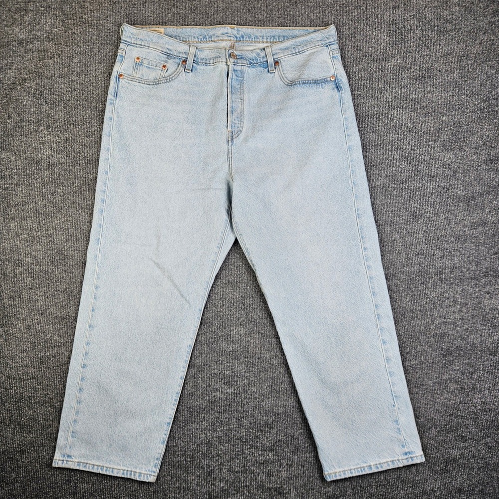 Levi's 501 Original Cropped Jeans Women's 16W Straight Leg High Rise Button Fly